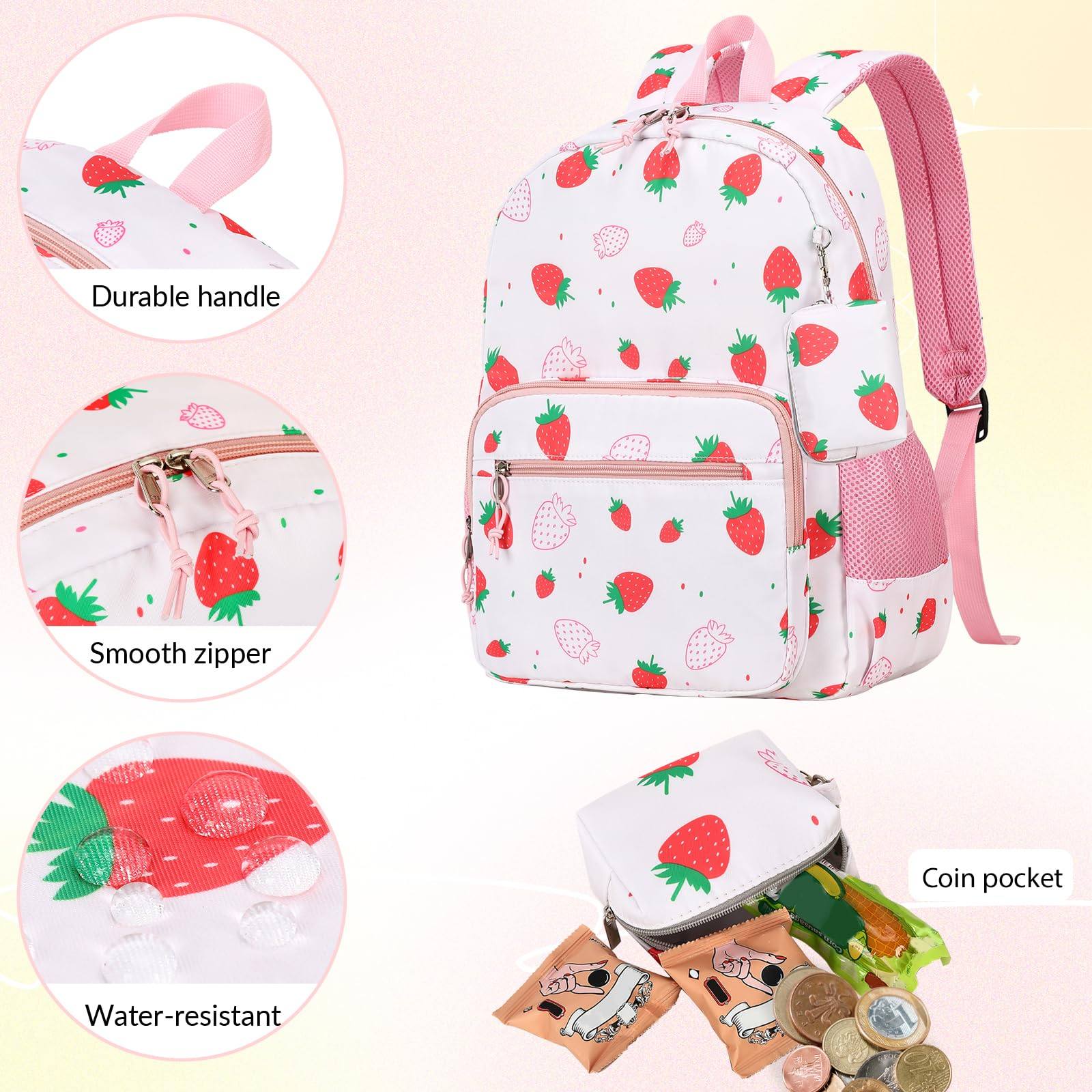 mygreen Kids Backpack, Kawaii Girls Backpack for School